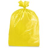 31-33 Gallon Yellow Trash Bags 33x39 1.7 Mil 100 Bags
