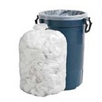 40-45 Gallon Clear Trash Bags 40x46 1.3 Mil 100 Bags