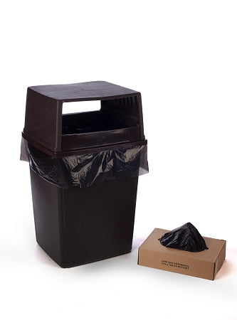 56 Gallon Black Trash Bags 43x48 22 Micron 150 Bags
